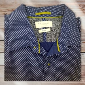 Men's Navy Dress Shirt, size small, slim fit